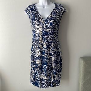 Tory Burch Blue Sea Dream Catcher dress XS